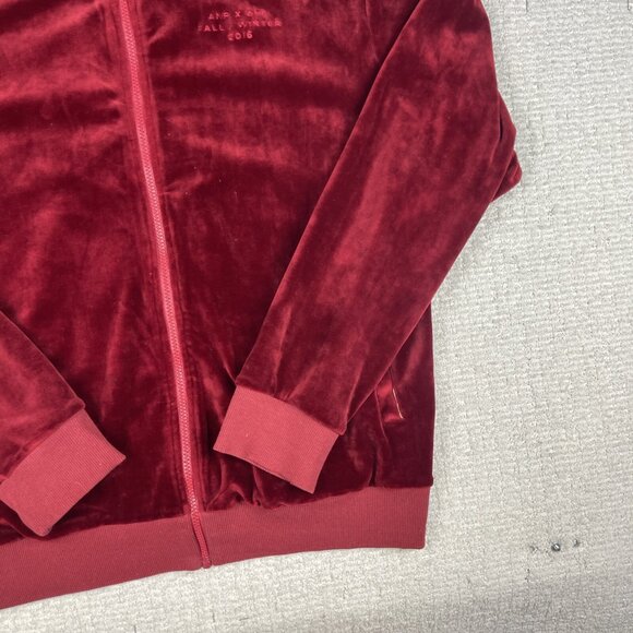 Men's Atelier New Regime ANR x OTH Red Velour Jacket T Shirt Sz L - FW2016 READ* - Picture 5 of 16